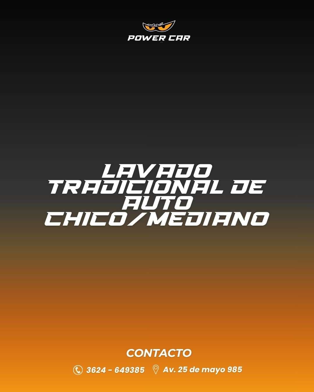 LAVADO TRADICIONAL DE AUTO CHICO/MEDIANO