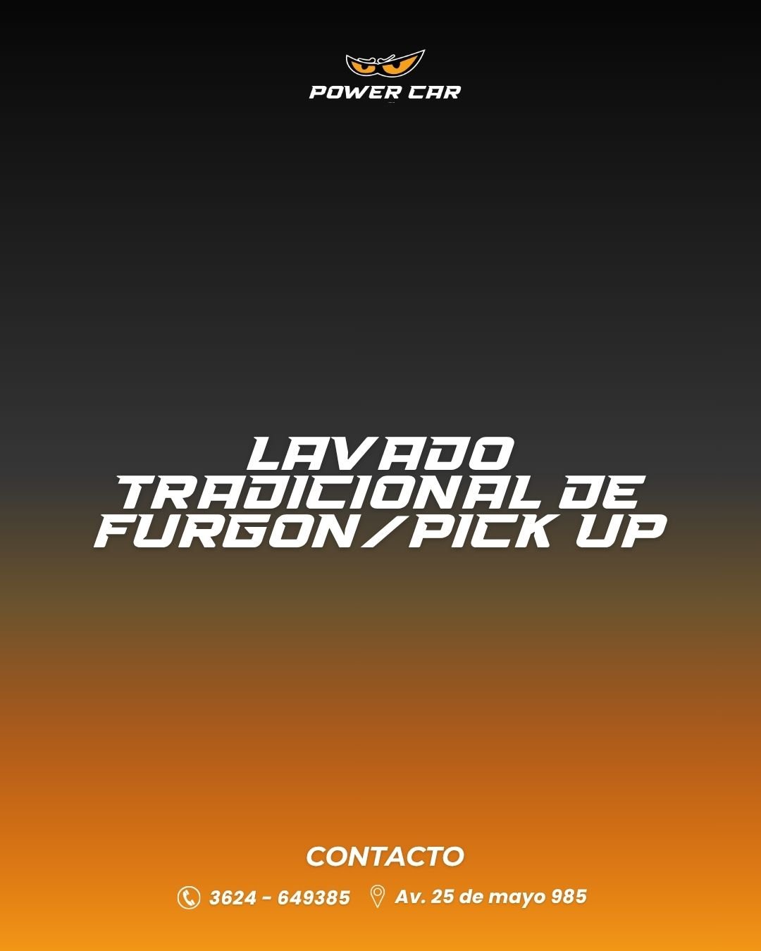 LAVADO TRADICIONAL FURGON/ PICK UP