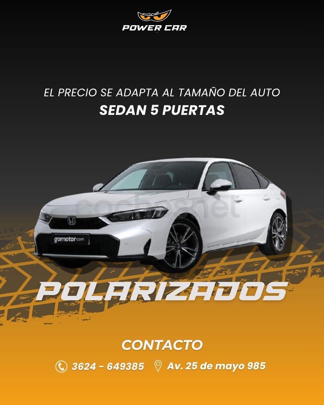 POLARIZADO SEDAN 5 PUERTAS