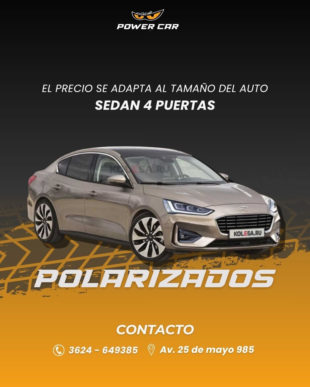 POLARIZADO SEDAN 4 PUERTAS SUV