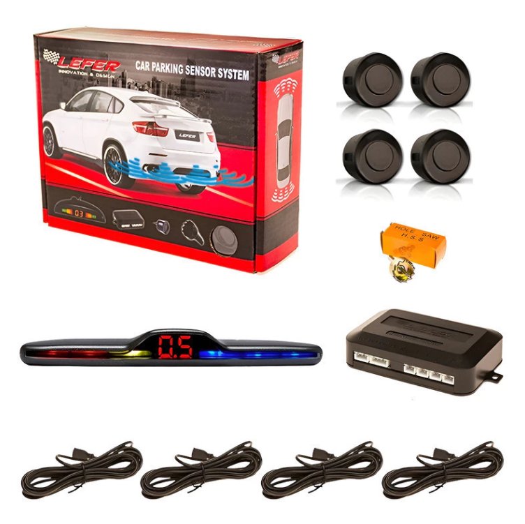 SENSOR DE ESTACIONAMINETO TRASERO SLIM XD 089 NEGRO
